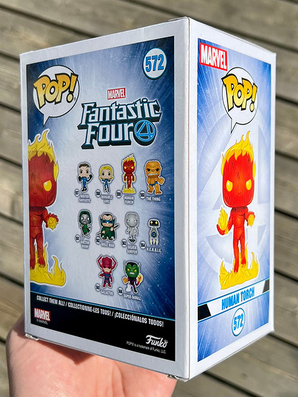 Fantastic Four Glows Collector Corps Exclusive Human Torch #572