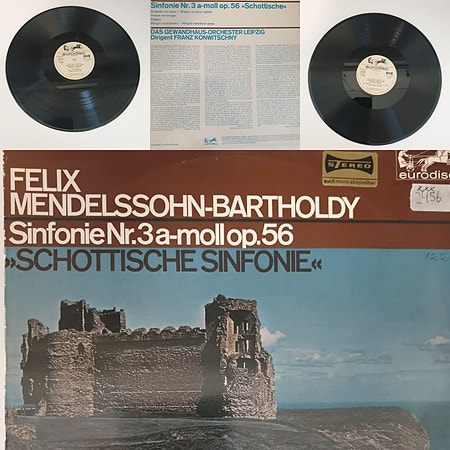 VINTAGE/RETRO LP-VINYL "FELIX MENDELSSOHN-BARTHOLDY/SINFONIE NR.3A-MOLL OP.56"