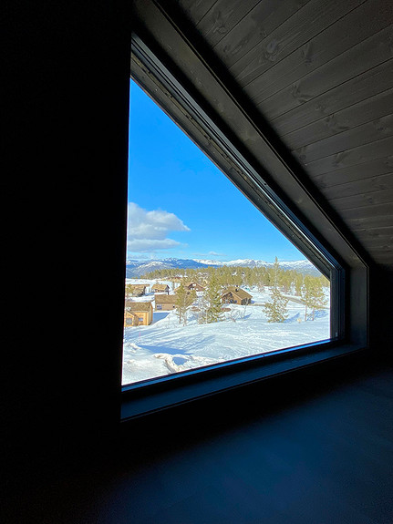 Utsikt fra Loftstue  mot  Glåm og setesdal Aust hei