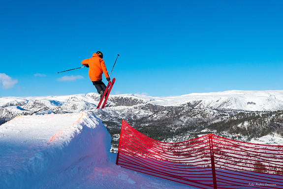 Brokke alpinsenter i gangavstand Ski-Inn Ski-Out
