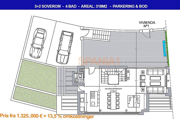 Plantegning 2.etg -hovedetasje