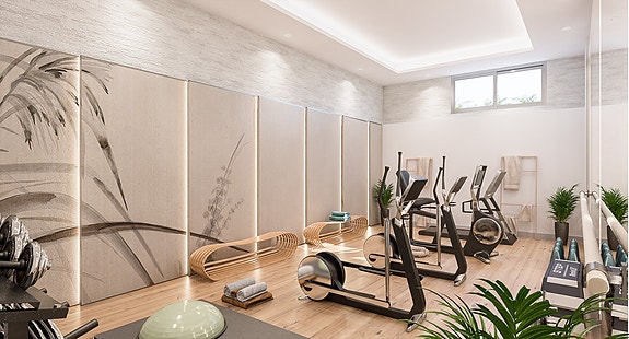 Fitness - eget treningstilbud inne på området