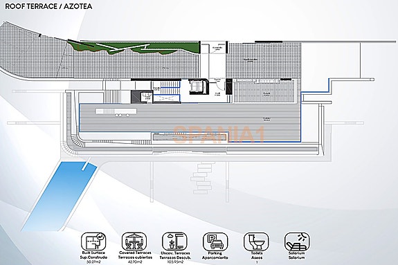 Plantegning - Takterrasse