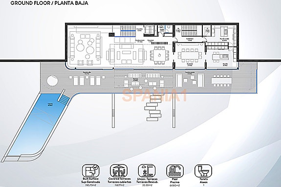 Plantegning - hovedetasje
