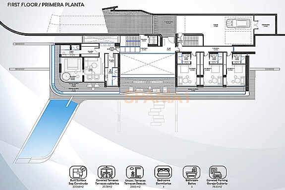 Plantegning- første etasjer