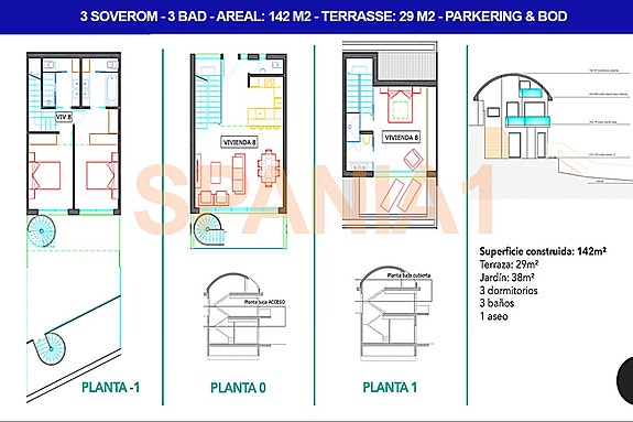 Plantegning - Alternativ 1