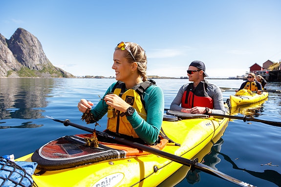 Kajakkpadling; Foto: Kolltveit/Destination Lofoten