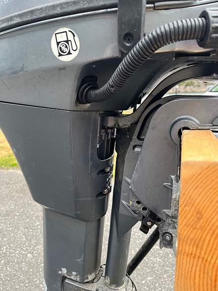 8 hk firetakt Yamaha med lang stamme. 2008 mod 3 of 19