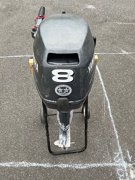 8 hk firetakt Yamaha med lang stamme. 2008 mod 7 of 19