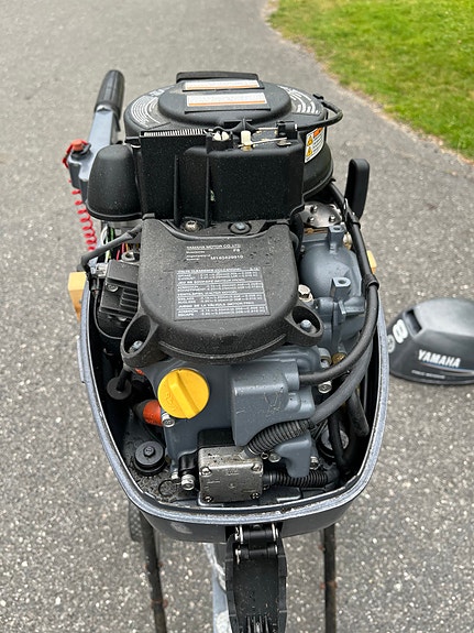 8 hk firetakt Yamaha med lang stamme. 2008 mod 18 of 19