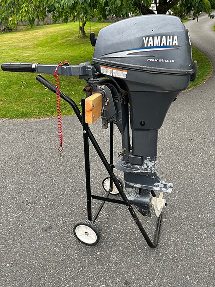 8 hk firetakt Yamaha med lang stamme. 2008 mod 1 of 19