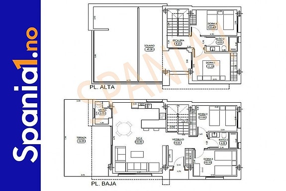 Plantegning - Alternativ 2
