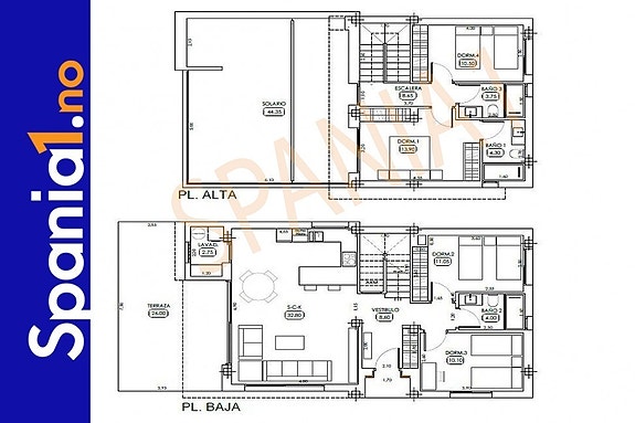 Plantegning - Alternativ 1