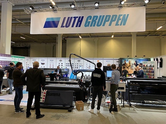 Fra Sign Print & Pack utstillingen 2021