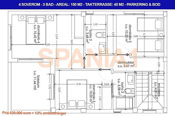 Plantegning - 2 etasje