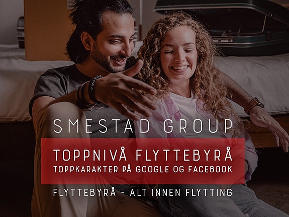 Smestad Group er et toppnivå flyttebyrå i Oslo. Våre kunder anbefaler oss og vi har toppkarakter på Google og Facebook.