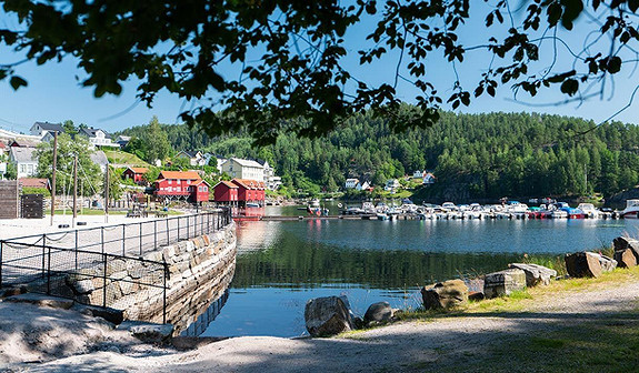 Bilde fra Pretsestranda - Foto Visit Telemark