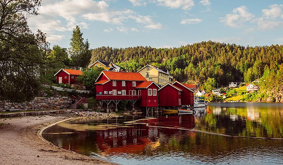 Bilde fra Prestestranda Foto Visit Telemark