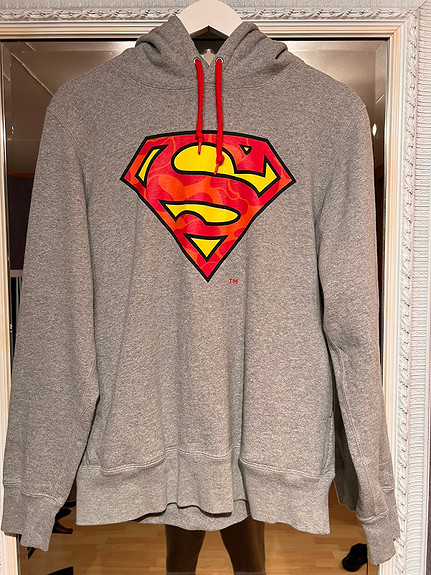 Bape x Dc Superman pullover hoodie | FINN torget