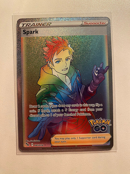Spark Trainer Full Art Rainbow Secret Rare