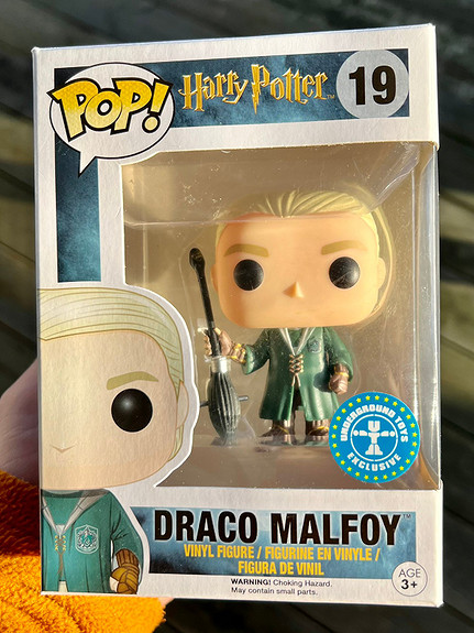 Funko Pop! Draco Malfoy (Quidditch), Harry Potter (16) Excl. Underground  Toys