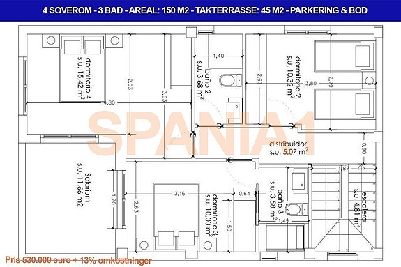 Plantegning - 2 etasje