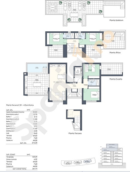 Penthouse plantegning