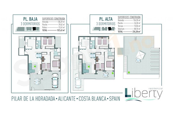 Planskisser leiligheter med 3 soverom