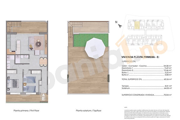 Plantegning toppleilighet #73