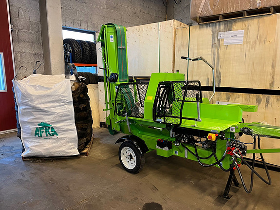 Med AFKA-ventilerte 1500L sekker med hette