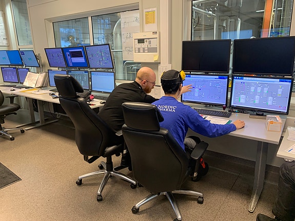 Produksjon av omega-3 styres mye fra kontrollrommet