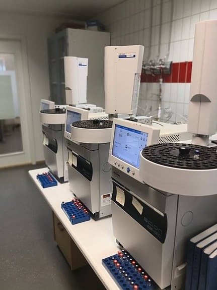 Velutstyrt instrumentpark på lab