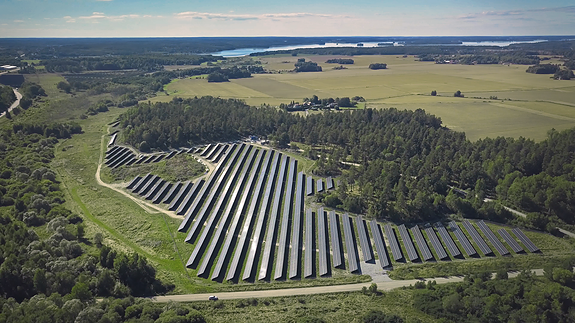 Sveriges største solpark
