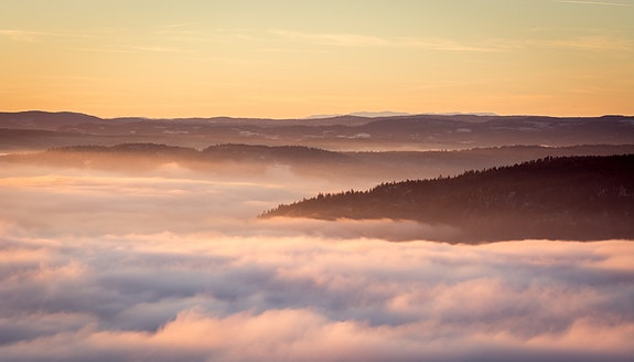 Nei det er ikke fra et eventyr, det er utsikten fra Soria Moria