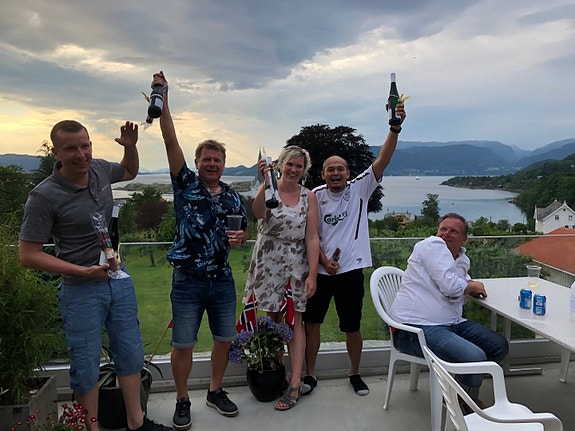 Sommaravslutning - vinnarlag i konkurranse