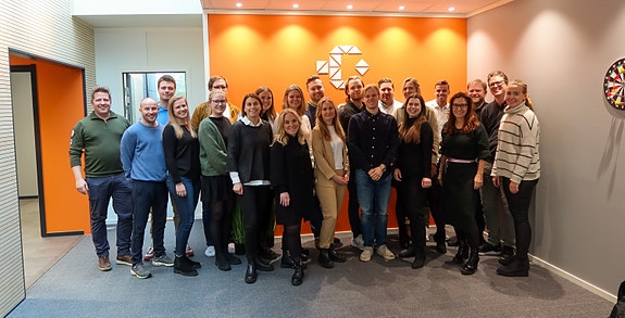 En del av gjengen i Hønefoss og Oslo