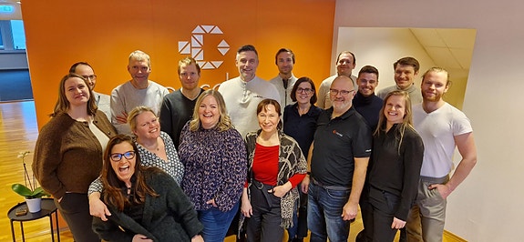 En del av gjengen i Customer Success