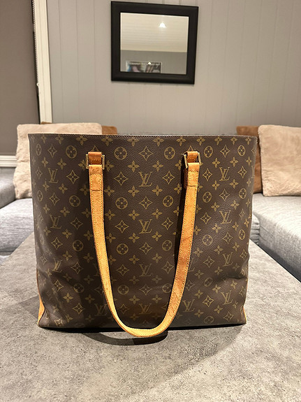 LOUIS VUITTON VINTAGE MONOGRAM CABAS MEZZO ALTO TOTE BAG (2001) GM