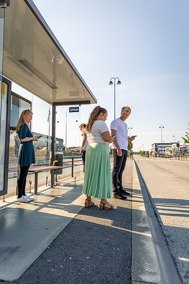 Sanntid-appen til Kolumbus er utviklet av oss.