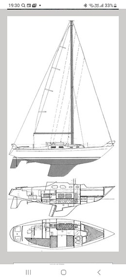 Shipman 28 med ødelagt motor selges 11 of 21