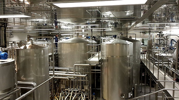 Tanker for produkt som er i prosess