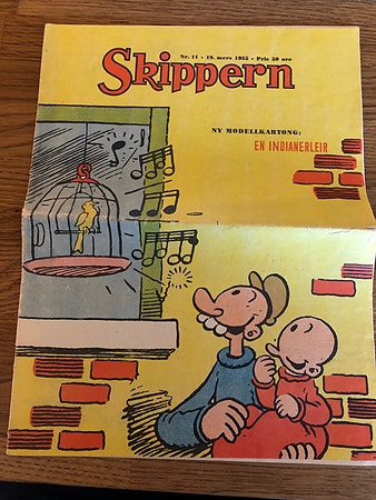 Vintage - Skippern nr. 11 - 1955 - stort format
