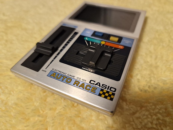 希少レトロゲーム 箱付き CASIO カシオ CG-105 AUTO RACE 1 / 8 CASIO