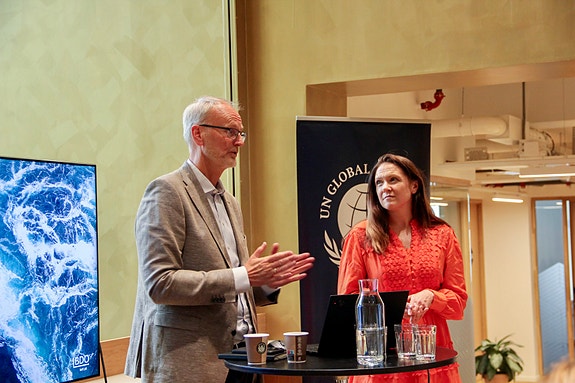 UN Global Compact inviterer jevnlig viktige nøkkelaktører til dialog om hvordan norsk næringsliv kan bli mer bærekraftig. Her fra et arrangment vi holdt i samarbeid med NHO, BDO og Tryg i Bergen om kommunens rolle i omstillingen.