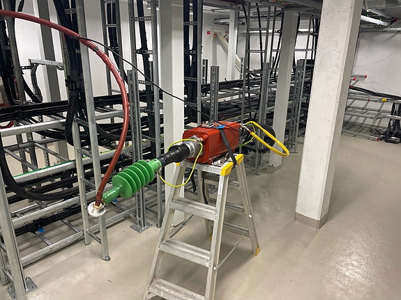 Sluttkontroll 36 KV kabel