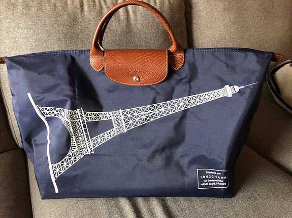 Longchamp Le Pliage - Limited Edition Eiffel Tower