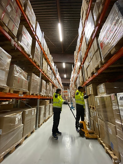 Foto Lager & Logistikkavdelingen