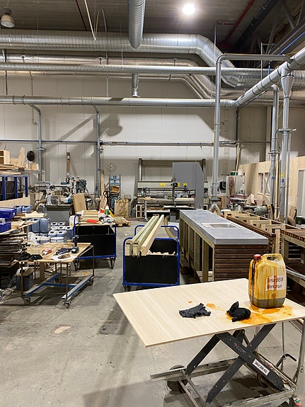 Foto Snekker-avdelingen