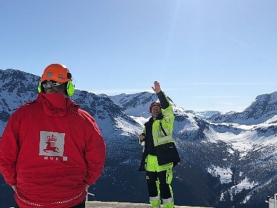 Norges vassdrags- og energidirektorat (NVE) logo