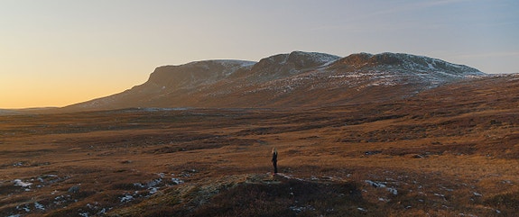 Logoen vår er basert på Hallingskarvet